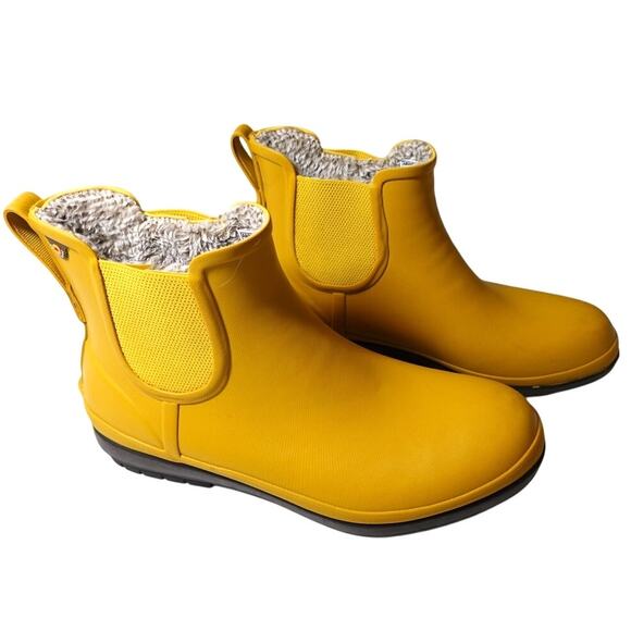 BOGS BLOOM BUTTERSQATCH /MARIGOLD YELLOW WATERPROOF BOOT - Picture 1 of 8